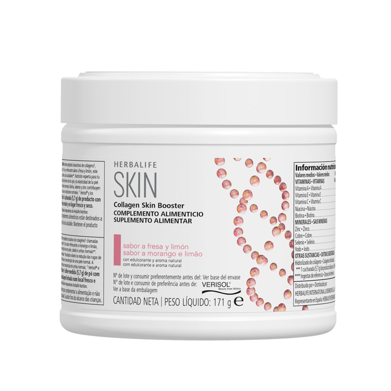 Collagen Skin Booster - No se incluye cuchara (usar referencia 2B08) Fresa y limón 171 g
